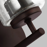 Oslo One Light Bath — Clear Seeded