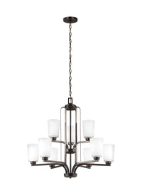 Franport Nine Light Chandelier