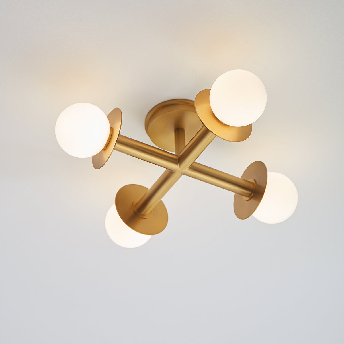 Four Light Semi-Flush Mount