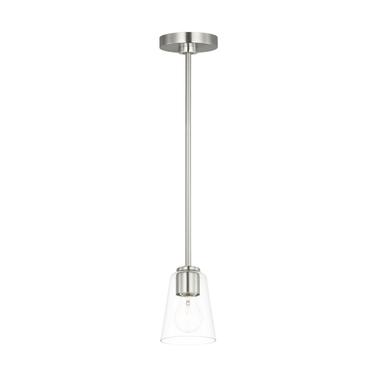 Miles One Light Pendant — Clear