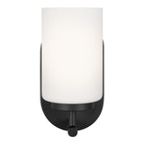 Oslo One Light Bath — Cased Opal Etched