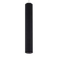 Blok One Light Pendant — 22.50", Matte Black/Satin Nickel, MonoPoint