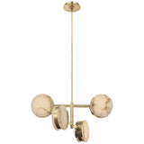 Melange 25" Multi-Positional Semi-Flush Chandelier