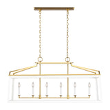Six Light Linear Lantern