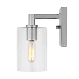 LED Bath Wall Sconce — W: 4.75" × H: 7.75" × D: 6.38"