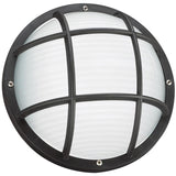 Bayside One Light Round Grid Wall and Ceiling