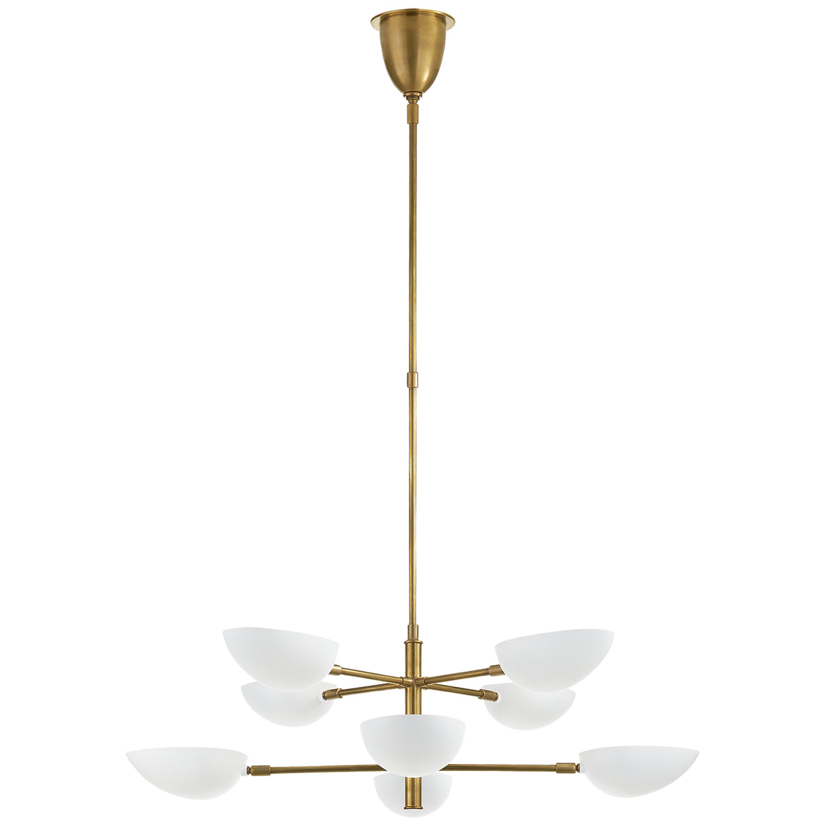 Graphic Large Two-Tier Chandelier