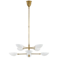 Graphic Large Two-Tier Chandelier