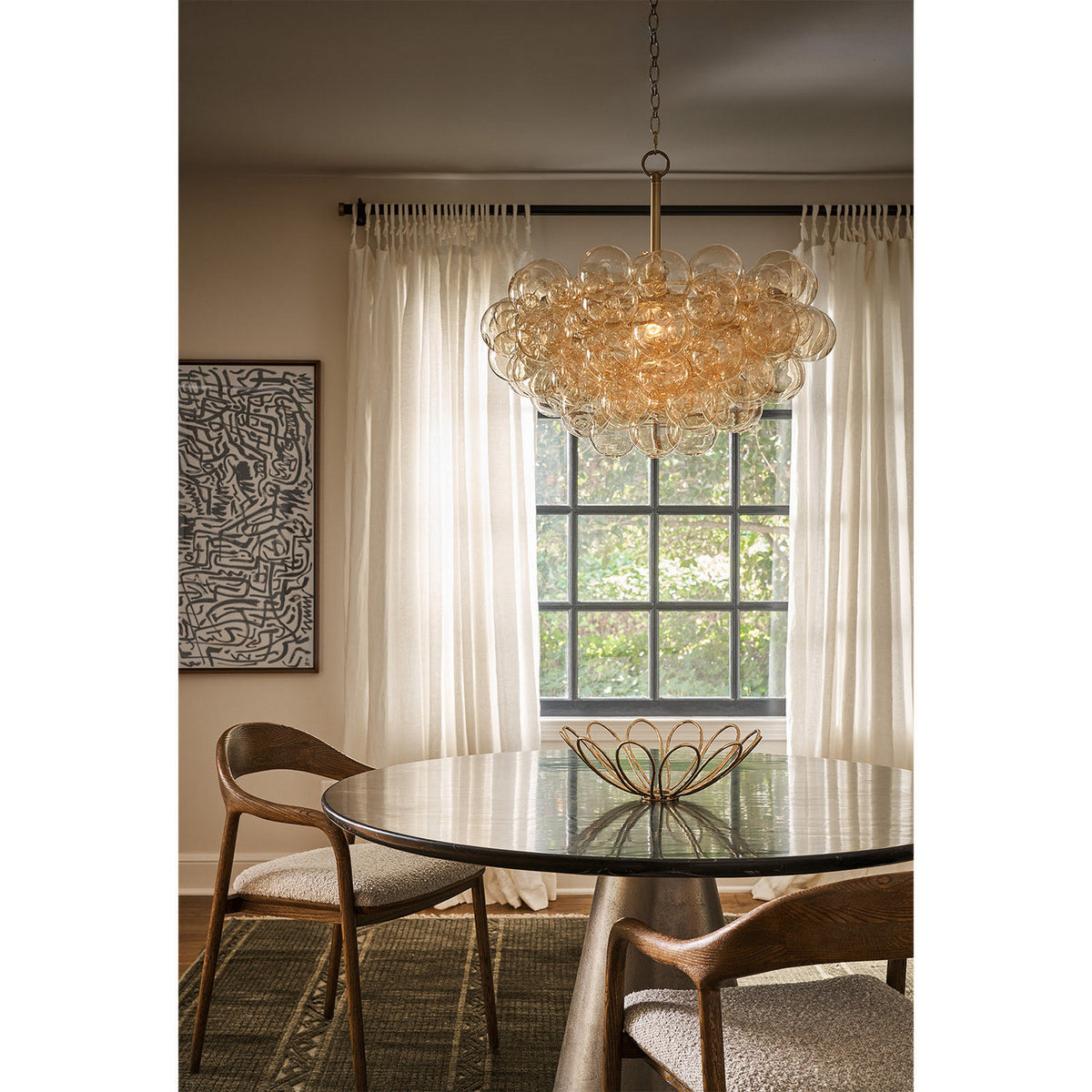 Bubbles One Light Chandelier