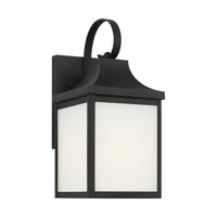 Saybrook 13" Lantern — Clear and Smooth White