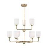 Emile Nine Light Chandelier — 60 W