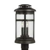 Three Light Outdoor Post Lantern — 18.50"