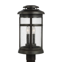 Three Light Outdoor Post Lantern — 18.50"