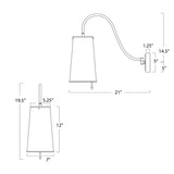 Hattie One Light Wall Sconce