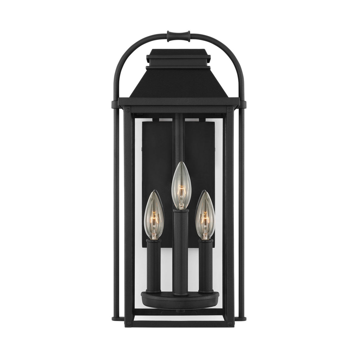 Three Light Outdoor Wall Sconce — 18.25"