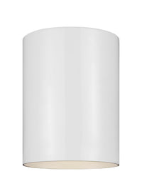 LED Flush Mount — 6.63", Outdoor Cylinders