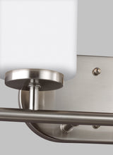 Oslo Two Light Bath — Cased Opal Etched