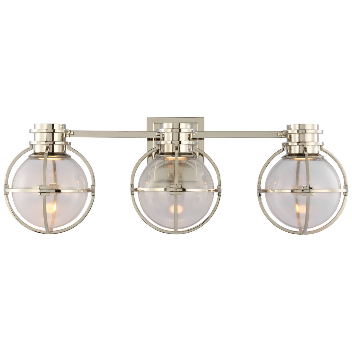 Gracie Triple Sconce with Clear Glass