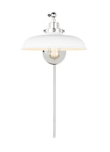 Wellfleet One-Arm Wide Sconce