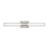 LED Bath Wall Sconce — W: 4.75" × H: 26.75" × D: 4.50"