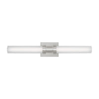 LED Bath Wall Sconce — W: 4.75" × H: 26.75" × D: 4.50"