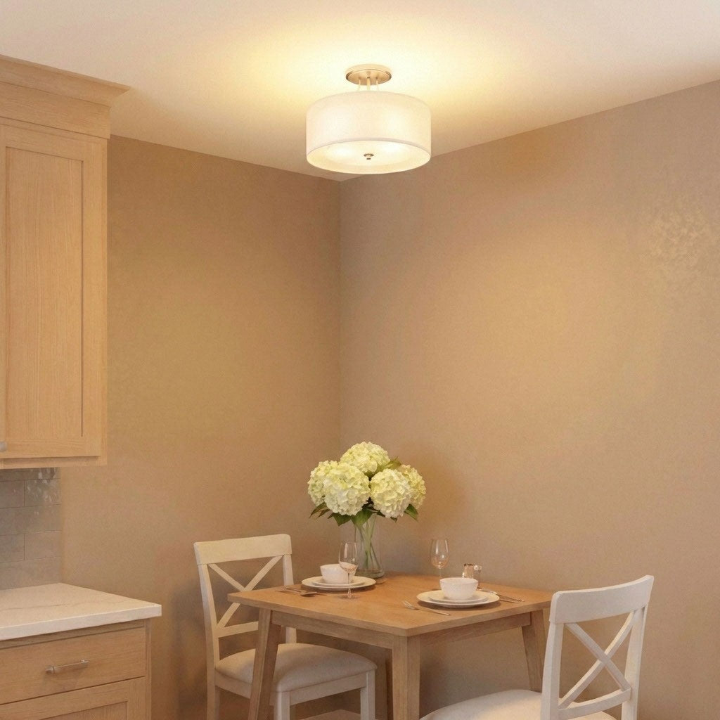 Elmwood Park Three Light Flush Mount