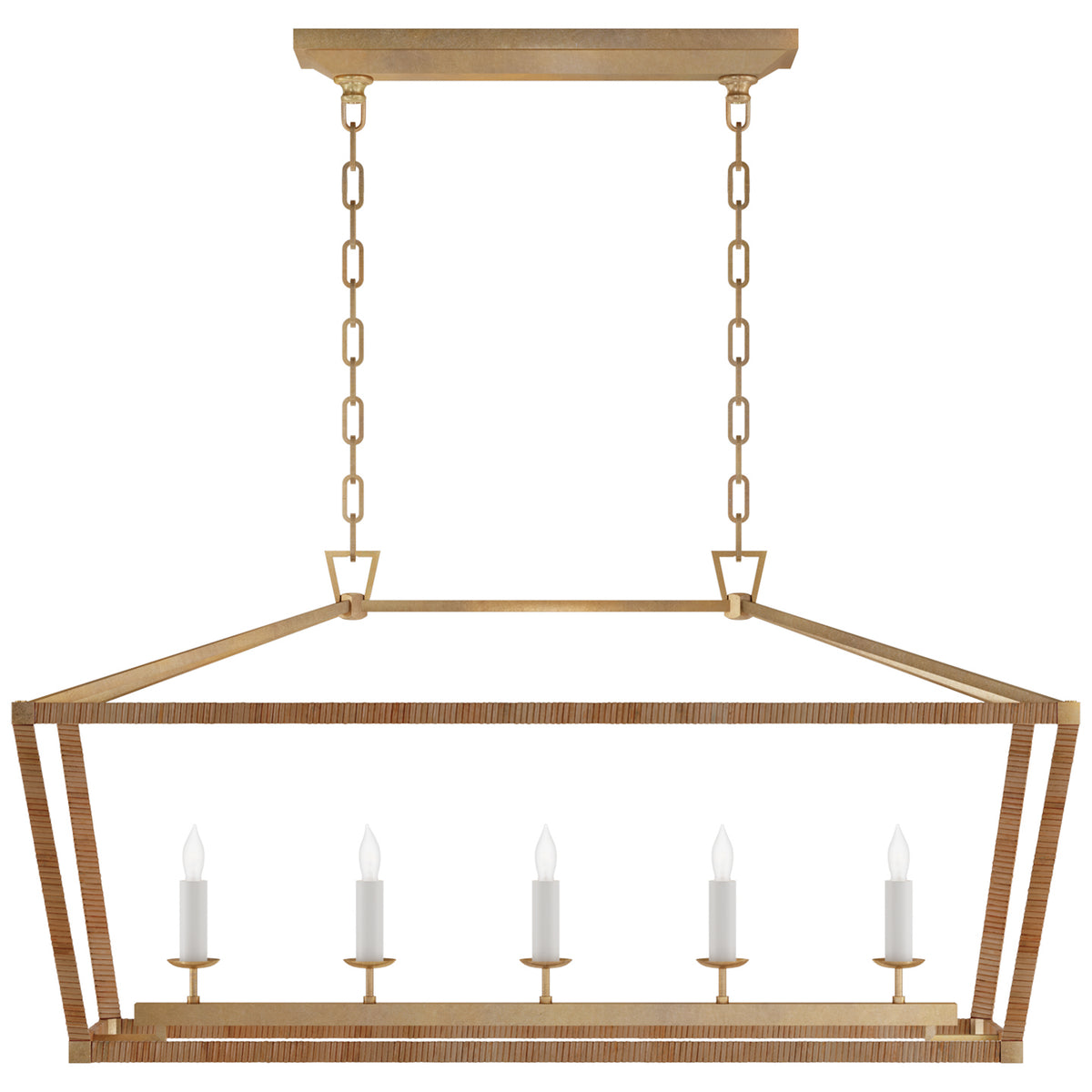 Darlana Wrapped LED Linear Lantern — 5 Light