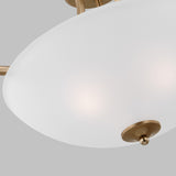 Geary Three Light Semi Flush Mount
