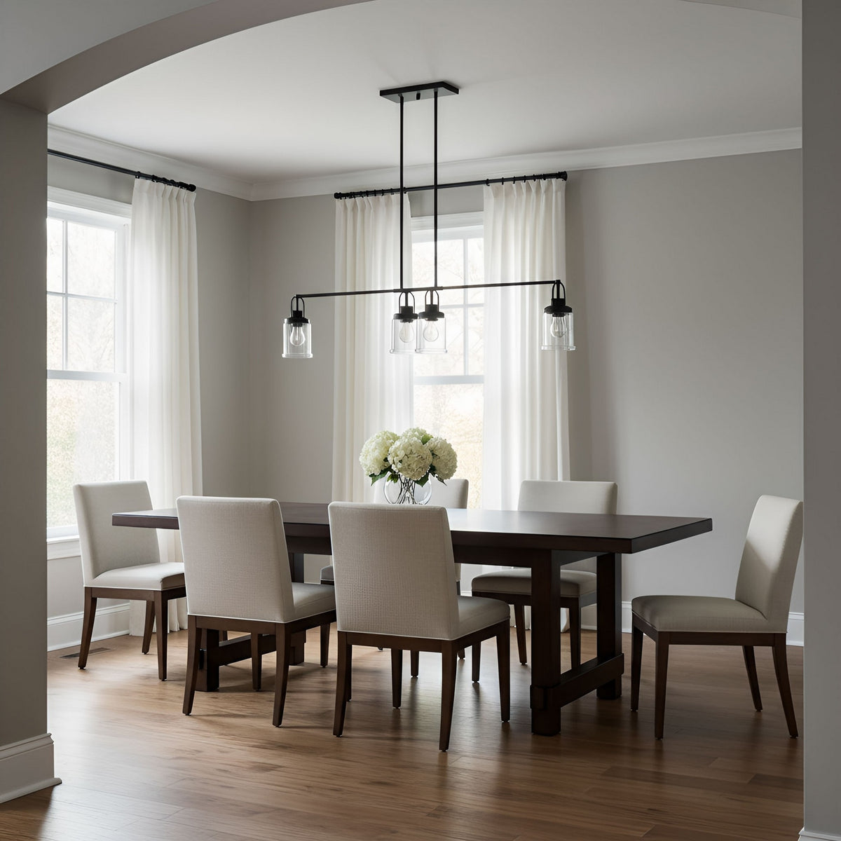 Anders Four Light Chandelier