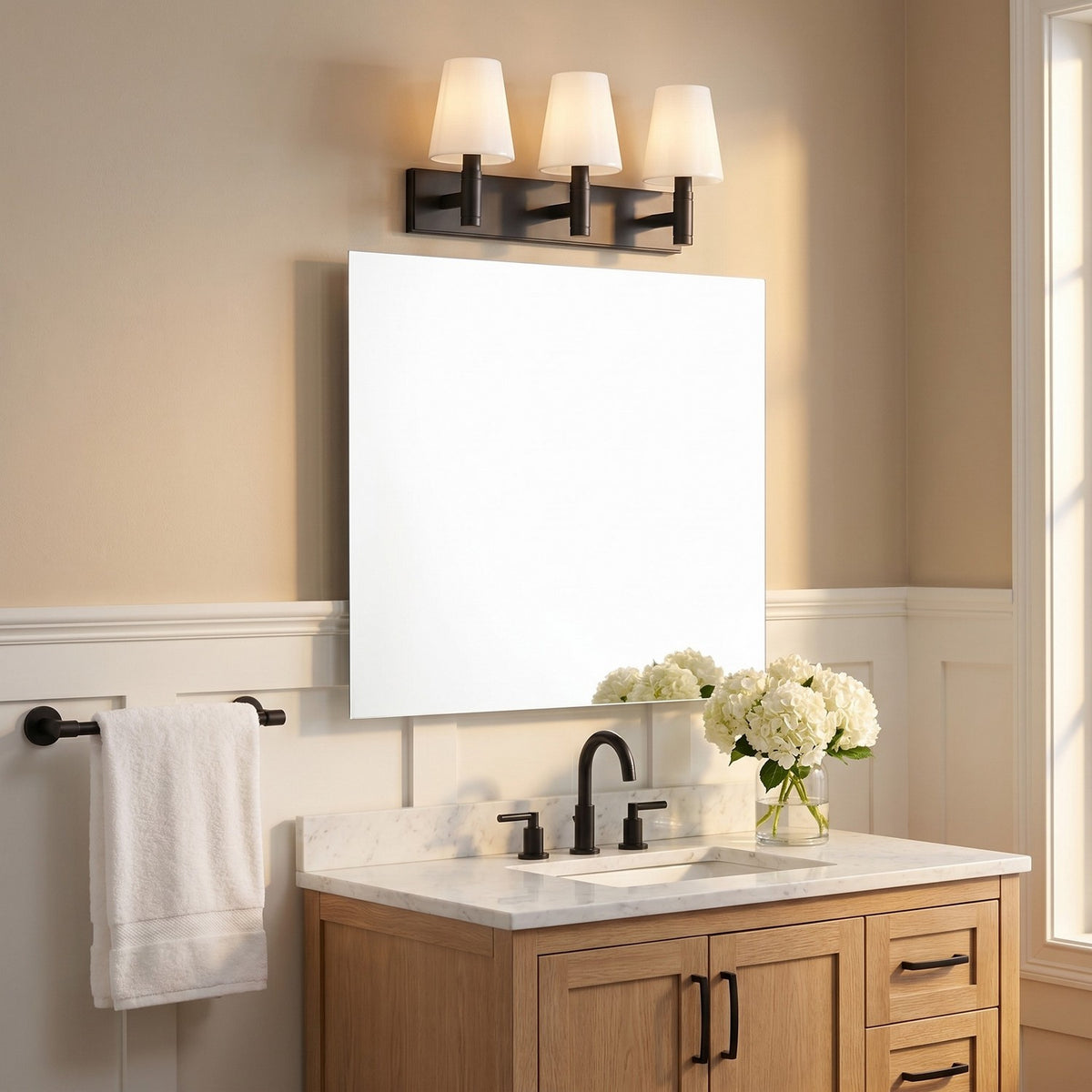 Three Light Vanity — 10.38", 21.13"