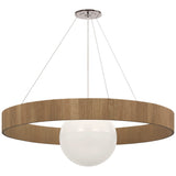 Arena 53" Ring and Globe Chandelier