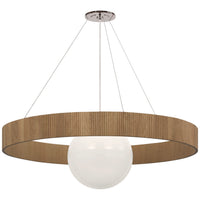 Arena 53" Ring and Globe Chandelier