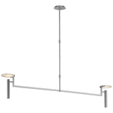 Melange Extra Large Floating Disc Linear Chandelier