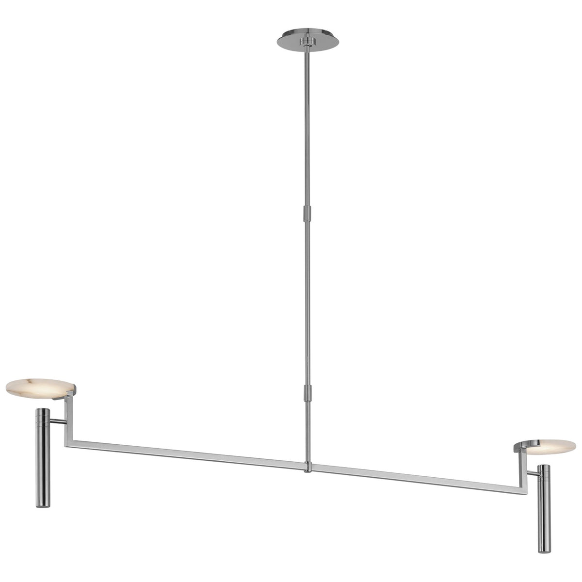 Melange Extra Large Floating Disc Linear Chandelier