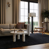 Nate Berkus Crosby Solid Wool Cozy Area Rug