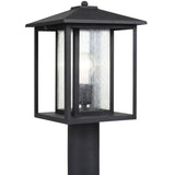 Hunnington 15" Post Lantern — Clear Seeded