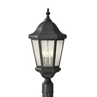 Three Light Outdoor Post Lantern — 22.25"