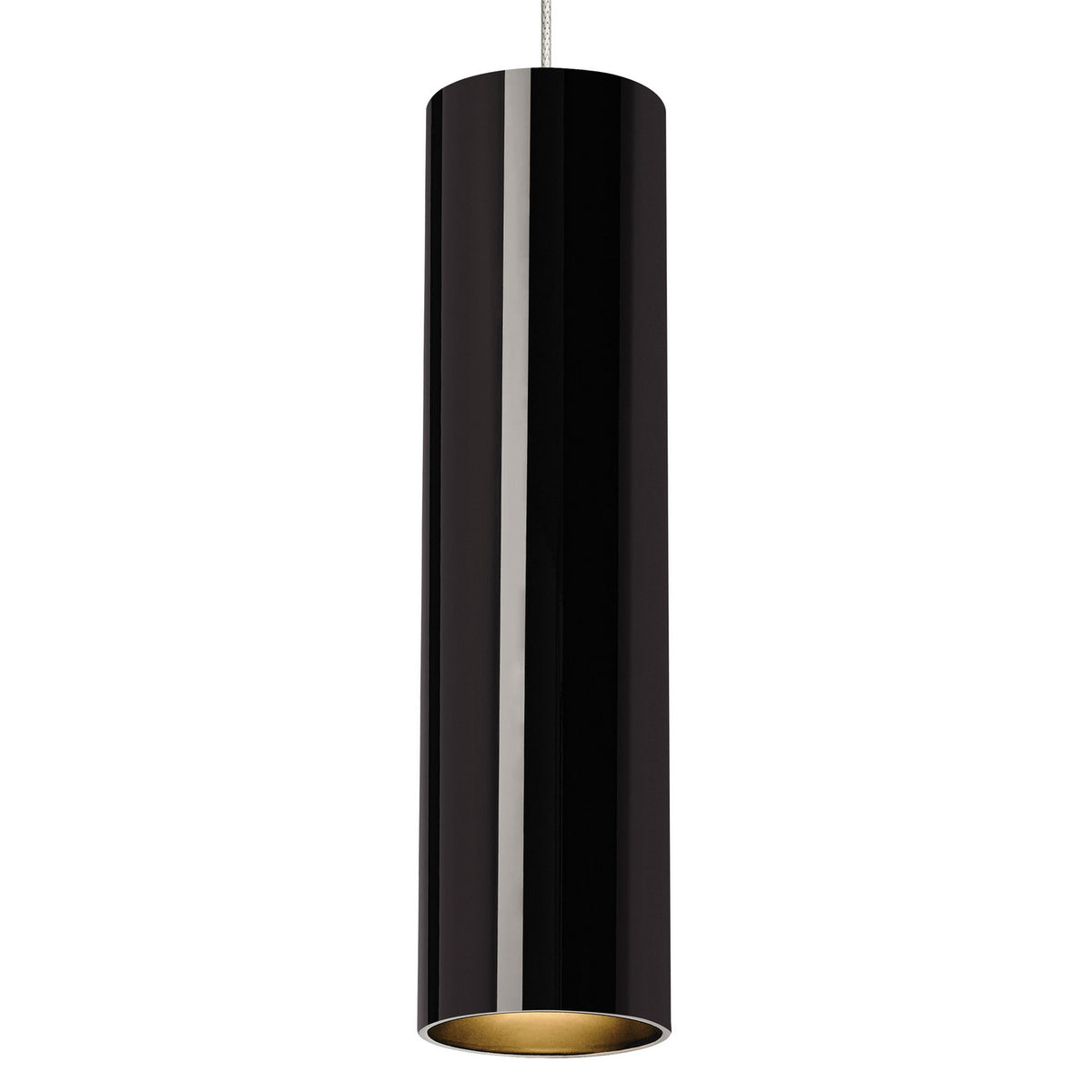Piper One Light Pendant — Black/Satin Nickel, FreeJack