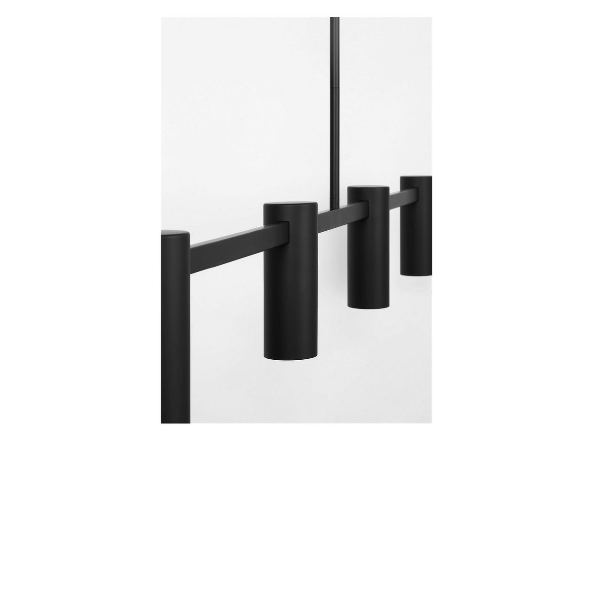 Zentro Four Light Linear Chandelier