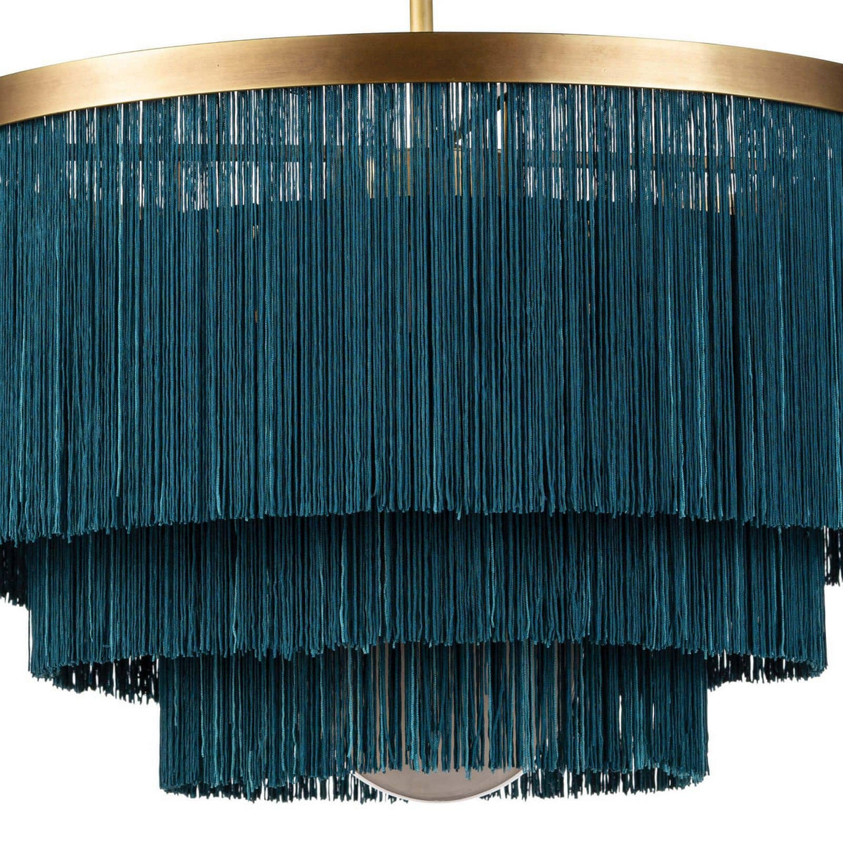 Cabaret Fringe Four Light Chandelier