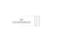 Universal Downrod — 18"