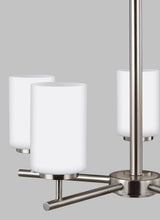 Oslo Five Light Chandelier — Cased Opal Etched