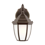 Bakersville Curve 11" Lantern — Satin Etched