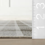 Andri Modern Plaid Machine Washable Rug