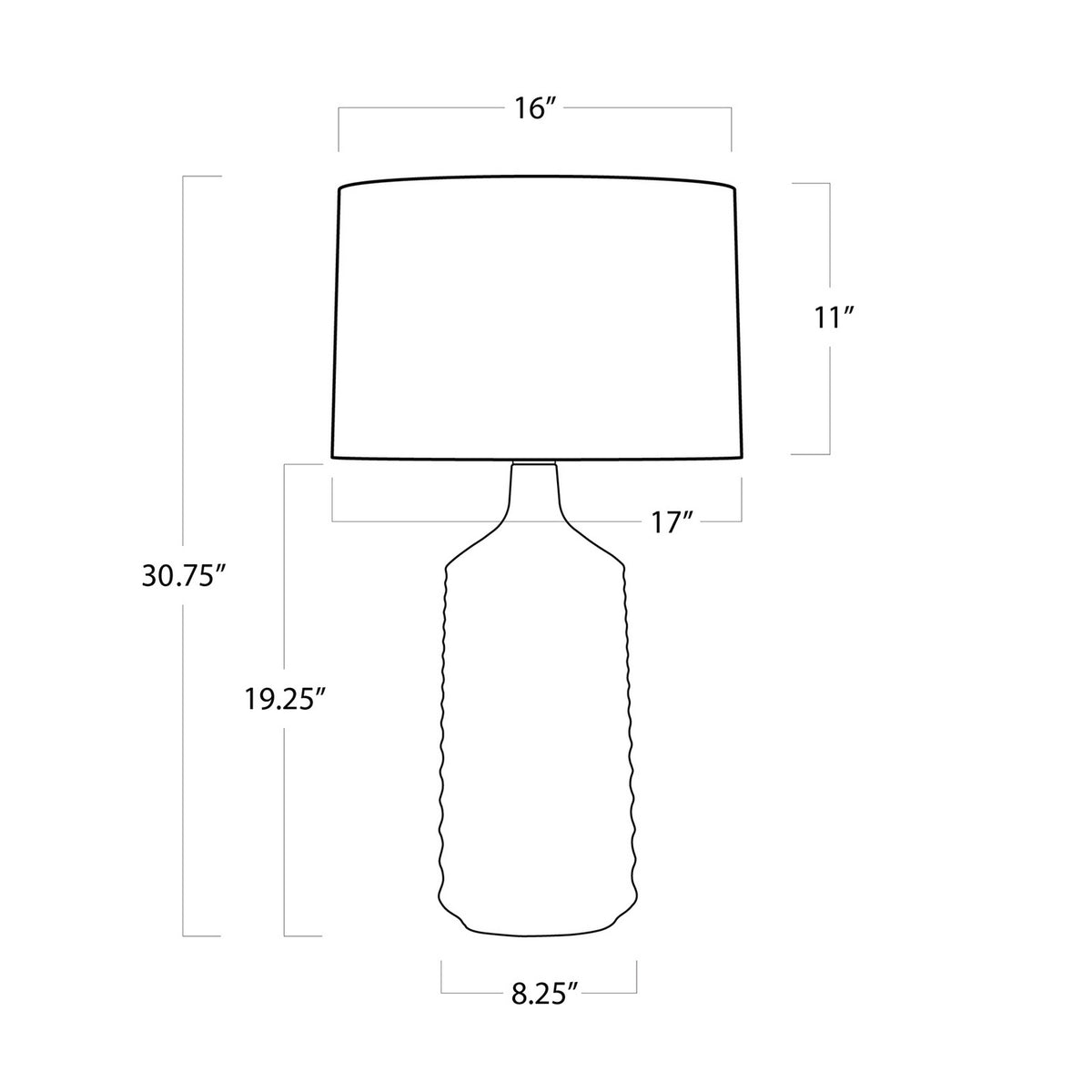 Temperance One Light Table Lamp