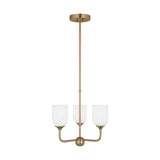 Emile Three Light Small Chandelier — 60 W