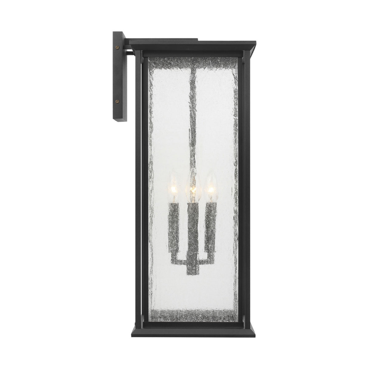 Audley 24" Lantern — Distressed Seeded
