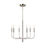 Six Light Chandelier — 21.38"