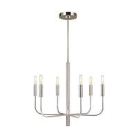 Six Light Chandelier — 21.38"