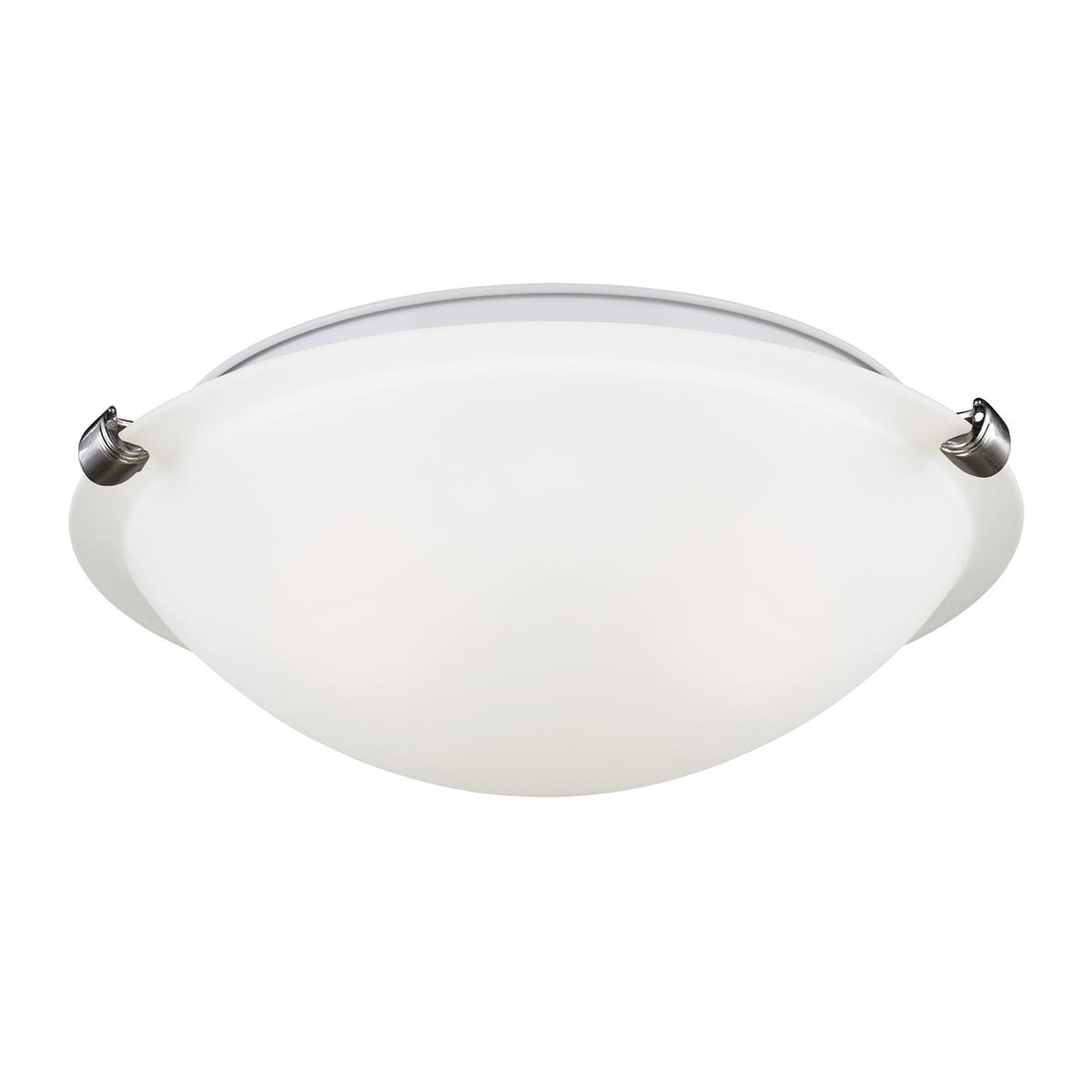 Two Light Flush Mount — W: 12.25" × H: 4.00"